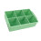 Grüne Silikon-Eiswürfelform für 6 Eiswürfel 175x110x50mm 4