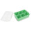Grüne Silikon-Eiswürfelform für 6 Eiswürfel 175x110x50mm 9