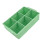Grüne Silikon-Eiswürfelform für 6 Eiswürfel 175x110x50mm 11