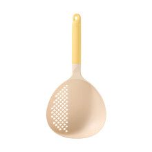 (1 Pack)Kitchen Strainer Spoon with Heat-Resistant-Yellow