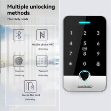 NFC Tuya Zugangskontrolle Fingerabdruck-Tastatur 125K RFID 13,56M IC Standalone-Zugangssystem Türöffner Kartenleser Entsperren