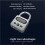 Timer Padlock LCD Display Backlight 999 Hours Max Timing Super Long Standby Anti-Addiction Electronic Backpack Lock A 4