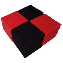 100 Stück Schallschutzplatte Schallschutz Studio Foam, für Wand Schallschutzplatte, für Home Studio, 2,5 x 30 x 30 cm