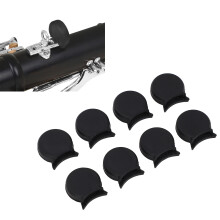 8PCS Silicone Clarinet Thumb Rest Round Cushion Replacement for Musical Instrument