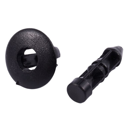 7mm Hole Plastic Rivets Fastener Auto Car  Bumper Push Clips 1000 Pcs 1