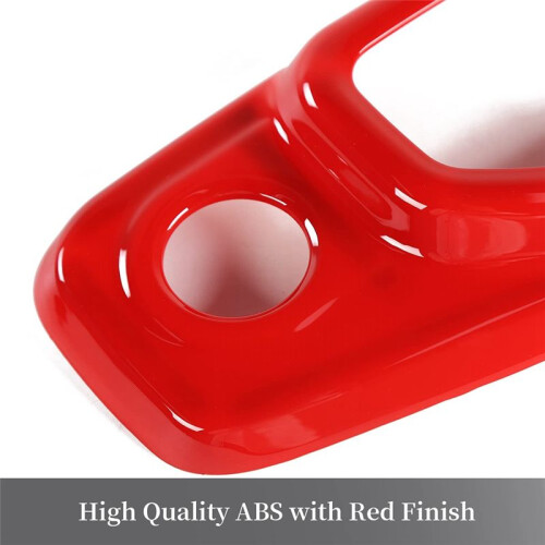 For   JL Gladiator JT 2018-2023 Air Conditioner AC Control Panel Decorative Cover Decorative,Red