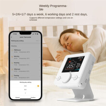 Termostato Sem Fio WiFi RF433 Termostato para Caldeira A Gás de Aquecimento de Água com Suporte de Suporte Controle Remoto para Celular