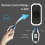 Bike Alarm with Remote 113dB Waterproof Vibration Motion Sensor Security 5