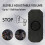 Bike Alarm with Remote 113dB Waterproof Vibration Motion Sensor Security 6