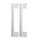 2 Pcs Door  Guard Plate Outswing Angle  Protector Door  Cover  Shield L Shaped Security 7Inch 2