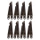 Furniture Box Rotatable Folding Lid Support Hinge Bronze Tone 8Pcs 1
