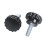 12 Pcs M4X10 Threaded Knurled Thumbscrew Grip Knobs Thumb Screw 4