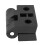 2pcs 63mm x 50mm Cabinet Plastic Hinge Door Hinges Hinge Black 4