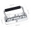 8Pcs 304 Stainless Steel Spring Handle Prop Box Tool Aluminum Box Handle Activity Handle Folding Industrial Handle 6