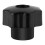 40PCS M6 Internal Thread Knob Screw Plastic Star  Clamping Knob Black M6 x 25 7