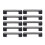 30Pcs Black Handles for Furniture Cabinet Knobs and Handles Kitchen Handles Drawer Knobs Cabinet Pulls 96mm 6