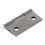 2 Pcs Gray Metal 1" Small Butt Hinge for Cabinet Drawer 7