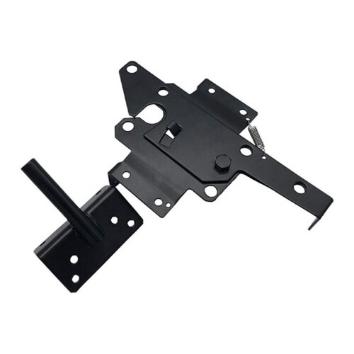 Quick Pin Door Bolt Automatic  Gate Lock Post Mount Self-Locking Bolts 2