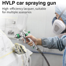 Hvlp Sprutmunstyckessats med 1,4/1,7/2,0 mm Munstycken, Munstycken för Billacksprutor, Väggreparation, Möbellackering