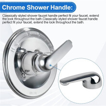 H79 Shower Handle for Delta Tub & Shower Single Metal Lever Handle, for Delta 1300/1400 Series Faucet Handle Replacement
