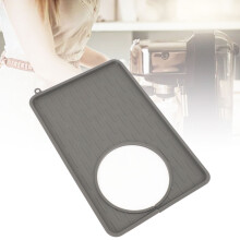 Schwarzes Silikon-Tampermatte für 870/880 Kaffeemaschinen rutschfest und hitzebeständig