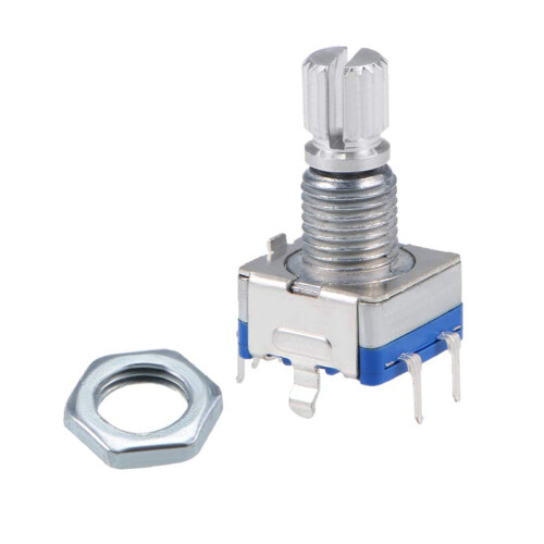 360 Degree Rotary Encoder Code  Digital Potentiometer EC11 5 Pins 15mm Shaft 20Pcs 2