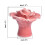 20 Pcs Ceramic Vintage Floral Rose Flower Door Knobs Handle Drawer Kitchen + Screws () 6
