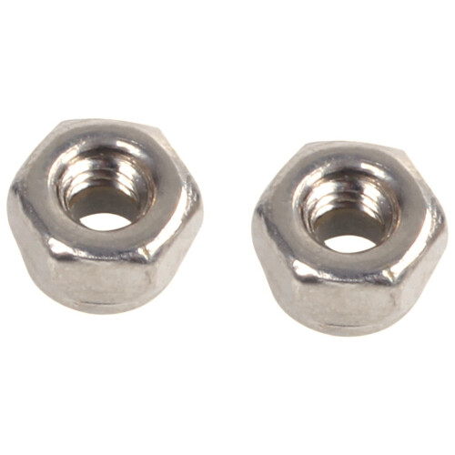 150Pcs M2 Zinc Plated Self-Locking Nylon Insert Hex Lock Nuts 2