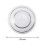 3 x Ceramic Door/Wardrobe/Cabinet/Cupboard Knob Handle Drawer White 7