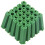 2000 Pcs Green Masonry Screw Fixing Wall Anchor Plugs 6mm x 27mm 4