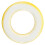 4 Pcs 33mm x 19mm x 11mm Yellow White Iron Core Ferrite Rings Toroid 5