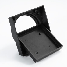 Black Copper Floor Drain Large-Flow Deodorizing and Insect Proof Bathroom Balcony Universal Floor Drain 115X115mm