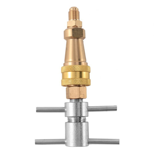 4X Tools High Pressure Washer 1/4 Inch FNPT Refrigerator Quick Coupling Brass Washer Quick Connect Plug 1