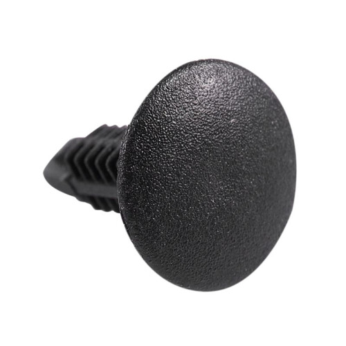 5mm x 5mm Hole Dia Black Plastic Rivets Fastener Push Clips 288 Pcs 2