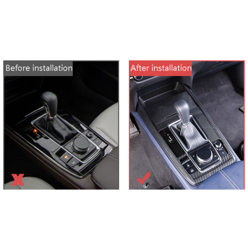Car Central Gear Panel Control Panel Decal Car Gearbox Interior Modification for  CX30 CX-30 2020-2021 LHD A 1