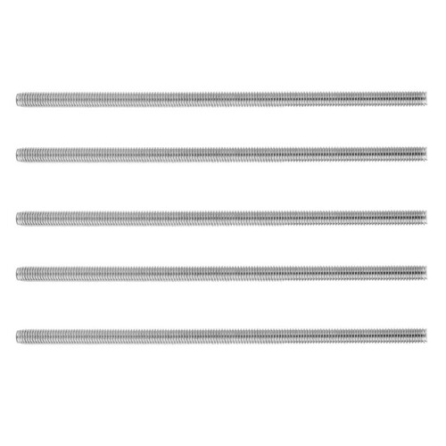 M6 x 150mm 304 Stainless Steel Fully Threaded Rod Bar Studs Hardware 15 Pcs 2