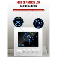 TUYA WiFi Termostat Temperaturregulator Vatten Elektrisk GolvväRme TRV 3A Digital LCD-SkäRm VäGgmonterad