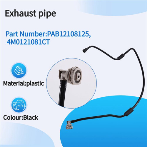 PAB12108125 Engine Exhaust Pipe Vent  Hose for  Cayenne 2019 4M0121081CT 2