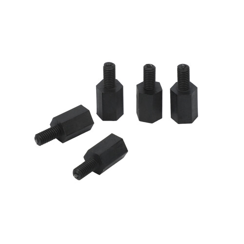 200Pcs M3 Thread 8mm+6mm PCB Fixed Nylon Hex Standoff Spacer Pillar 2