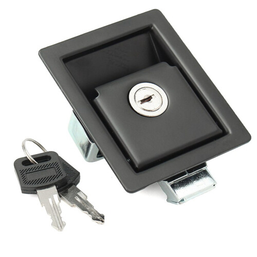 4X Rv Car Paddle Entry Door Lock  Handle Knob -Trailer Pull Type Panel Door Lock 2