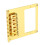 Pont Telecaster doré à 6 cordes, trous pour double micro 7