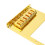Pont Telecaster doré à 6 cordes, trous pour double micro 9