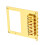 Pont Telecaster doré à 6 cordes, trous pour double micro 10