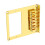 Pont Telecaster doré à 6 cordes, trous pour double micro 11