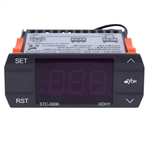 5X STC-3000 110V-220V 30A Press Digital Temperature Controller Thermostat with Sensor Controlling Tool 2