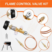 3X Low Pressure Gas LPG Fireplace Failure Safety Control Valve Kit Gas Heater Thermocouple Replacement 5/8-18UNF
