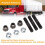 Kit de Instalação de Braço de Direção com Parafuso Prisioneiro de 3 Polegadas, Arruela Cônica e Porca para Eixo Dana 44 6