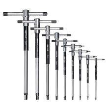 LEBYCLE MTB 9PCS T-Shaped Hex Wrench Set 2.5 3 4 5 6 8 10mm T25 Bike Install and Remove Repair Tool for MTB and Road Bikes
