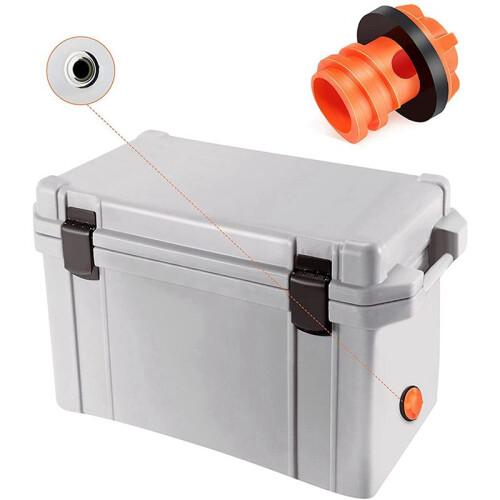 Cooler Drain Plugs Replacement Compatible with Most Rotomolded Coolers,Small Drain Plugs with Leak-Proof Design 2Pcs 2