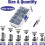 150Sets Chicago Screws Assorted Kit,6 Sizes Round Flat  Leather Rivets M5 Chicago Binding Screws for Decorate Black 7